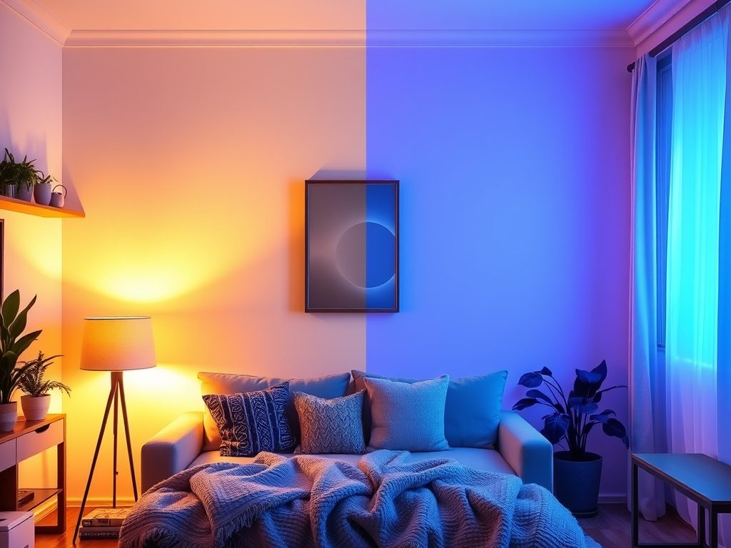 Barwa światła ciepła czy zimna – jak wybrać temperaturę barwową do różnych pomieszczeń i funkcji