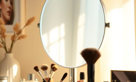 Oświetlenie lustra do makijażu: jak wybrać naturalne i równomierne światło dla precyzyjnego efektu