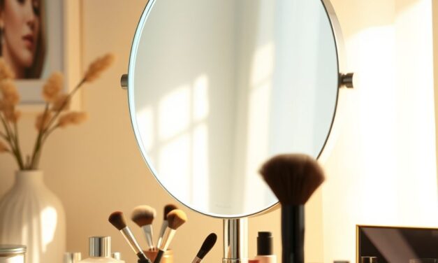 Oświetlenie lustra do makijażu: jak wybrać naturalne i równomierne światło dla precyzyjnego efektu