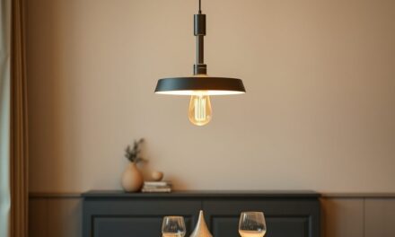 Wysokość lampy nad stołem – jak dobrać optymalne zawieszenie dla komfortu i stylu wnętrza