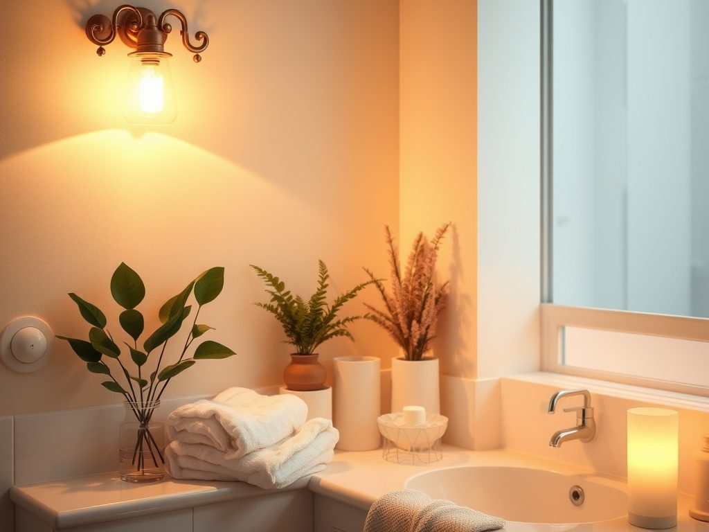 Oświetlenie łazienki nastrojowe: jak stworzyć relaksującą atmosferę i zadbać o bezpieczeństwo