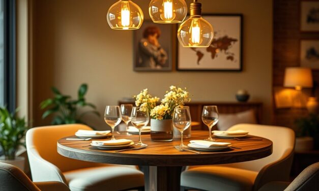 Jak dobrać oświetlenie stołu do kształtu blatu, by stworzyć funkcjonalną i przytulną przestrzeń