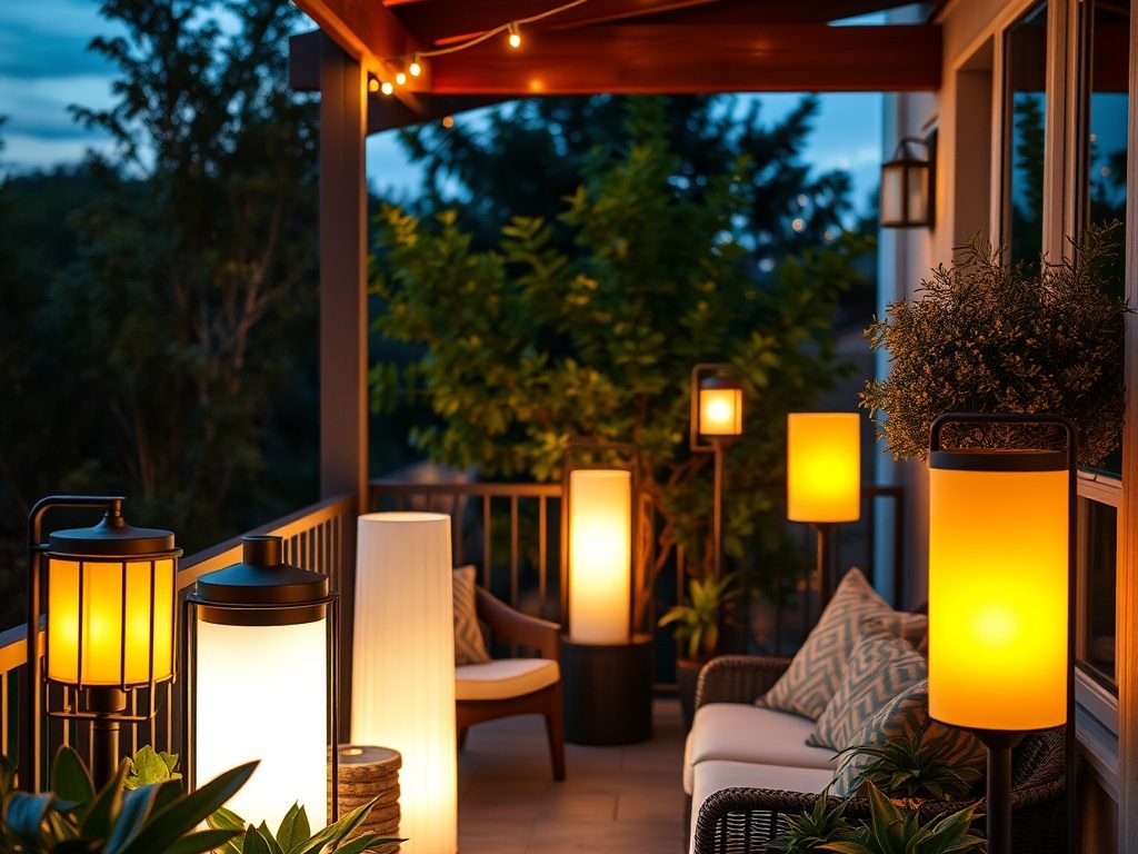 Oświetlenie balkonu i tarasu: jak wybrać lampy, które łączą funkcjonalność z klimatem miejsca