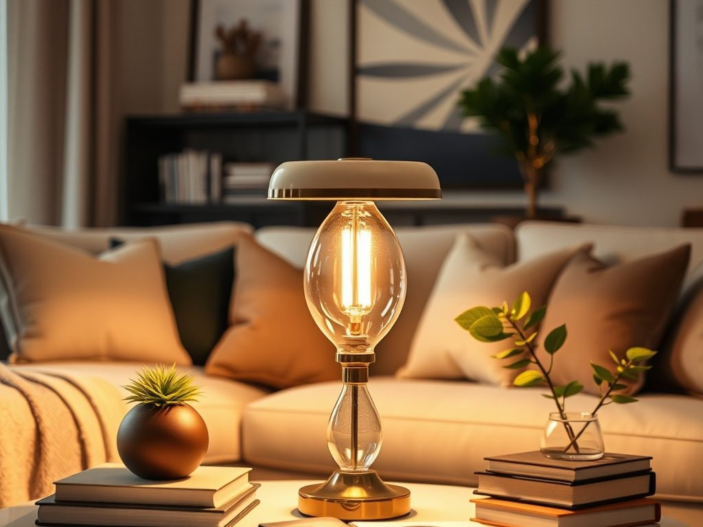Lampy stołowe do salonu: jak wybrać styl i funkcje, które podkreślą atmosferę wnętrza