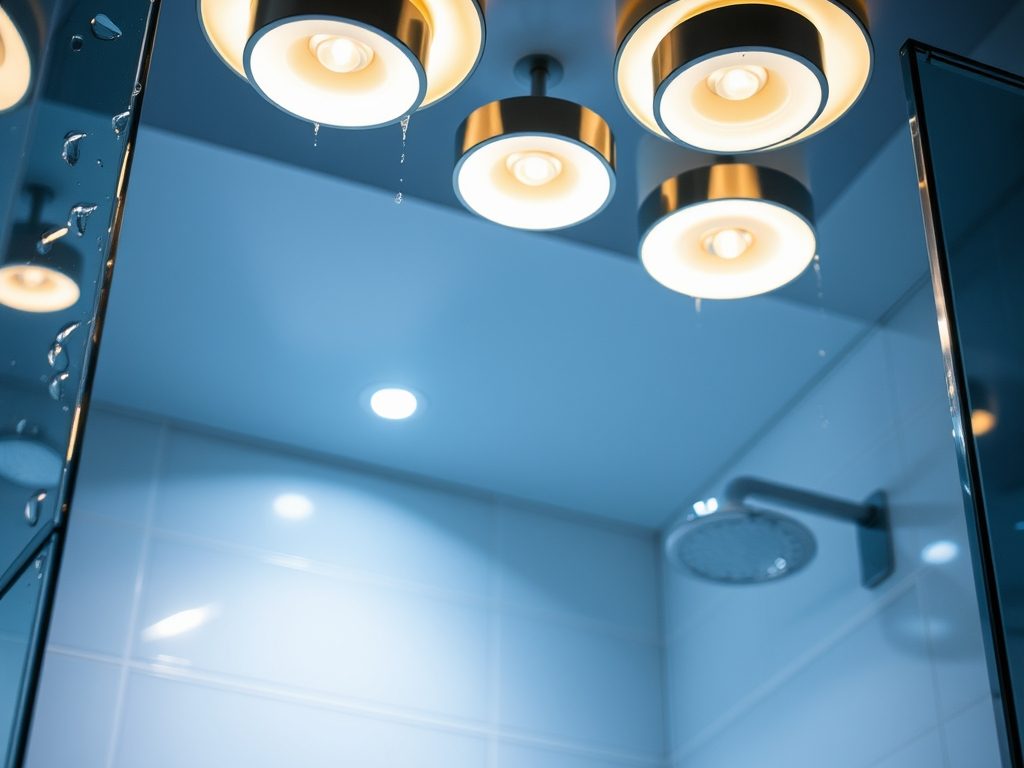Oświetlenie prysznica: jak wybrać bezpieczne i funkcjonalne lampy z odpowiednią klasą IP