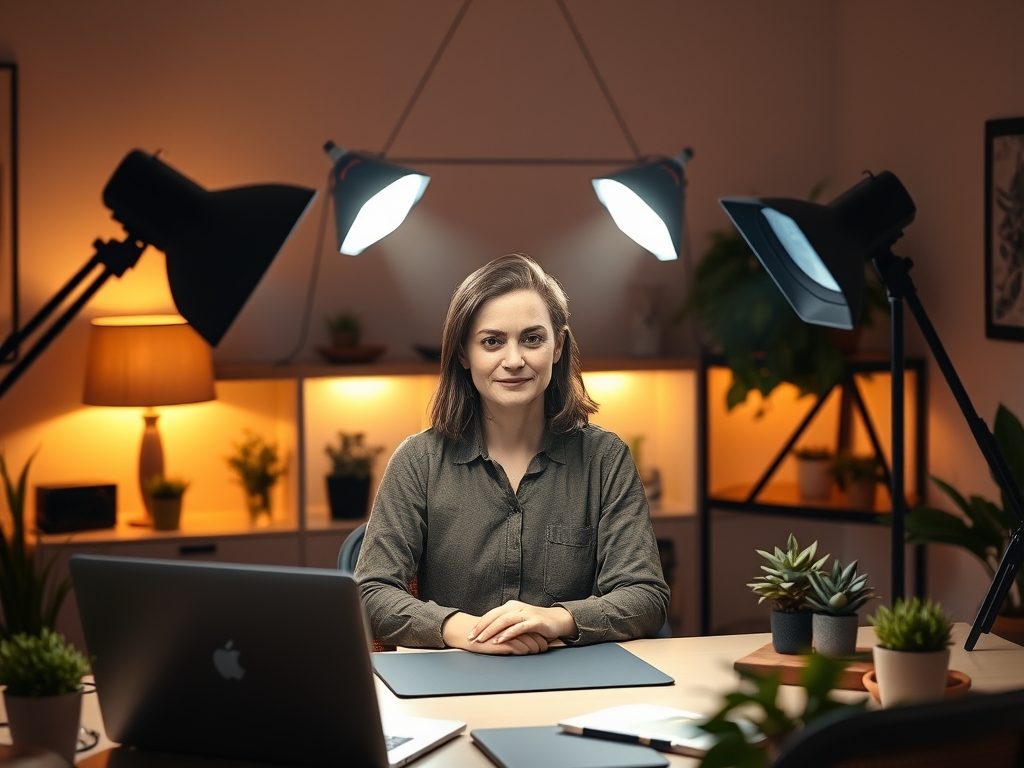 Światło do wideokonferencji w domu: jak ustawić oświetlenie dla naturalnego i profesjonalnego efektu