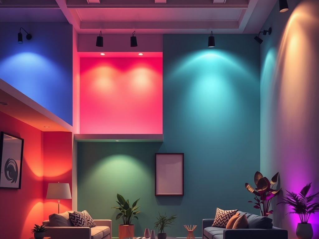 Barwa światła a kolor ścian: jak dobrać oświetlenie, by podkreślić barwy i atmosferę wnętrza
