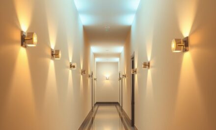 Oświetlenie wąskiego przedpokoju: jak rozmieścić światło dla efektu przestronności i wygody użytkowania