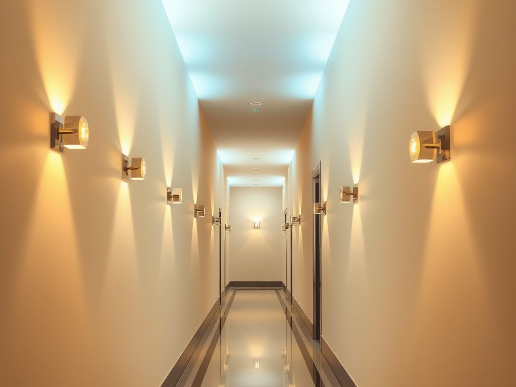 Oświetlenie wąskiego przedpokoju: jak rozmieścić światło dla efektu przestronności i wygody użytkowania