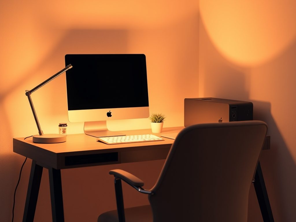 Oświetlenie do pracy przy komputerze: jak zapewnić komfort wzroku i uniknąć zmęczenia oczu