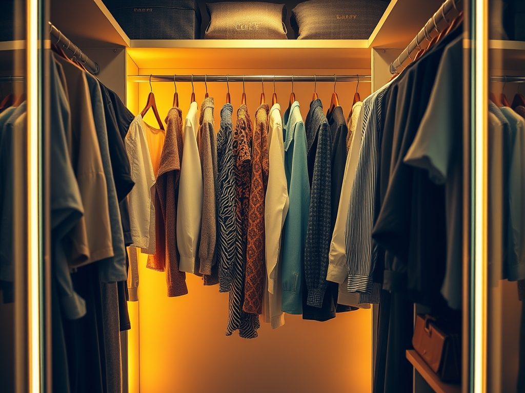 Oświetlenie LED w szafie i garderobie: jak wybrać, zamontować i zwiększyć komfort użytkowania