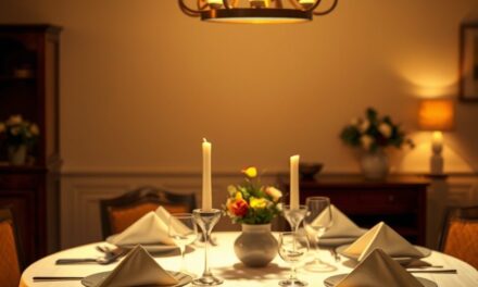 Barwa światła nad stołem: jak dobrać temperaturę i natężenie dla komfortu i atmosfery