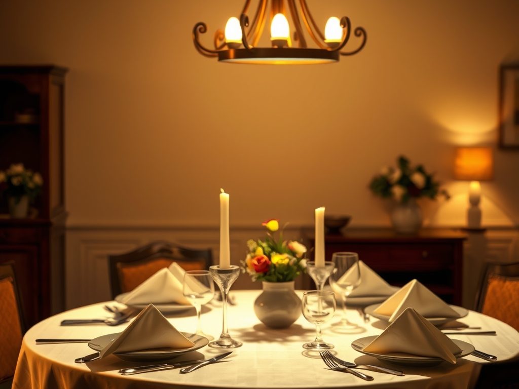 Barwa światła nad stołem: jak dobrać temperaturę i natężenie dla komfortu i atmosfery