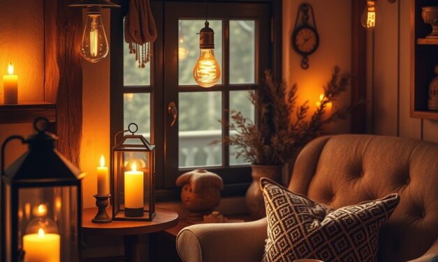 Oświetlenie nastrojowe bez LEDów: jak stworzyć ciepłą atmosferę za pomocą tradycyjnych źródeł światła