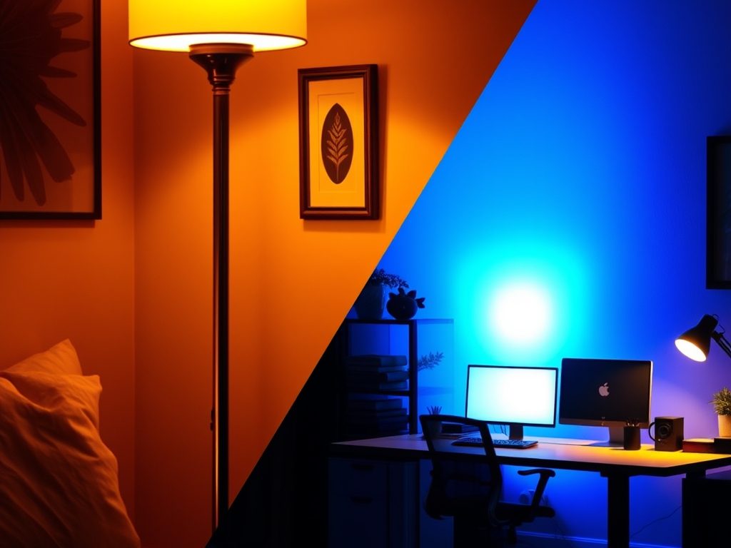 Barwa światła a nastrój: jak dobór temperatury barwowej wpływa na samopoczucie i energię w pomieszczeniach