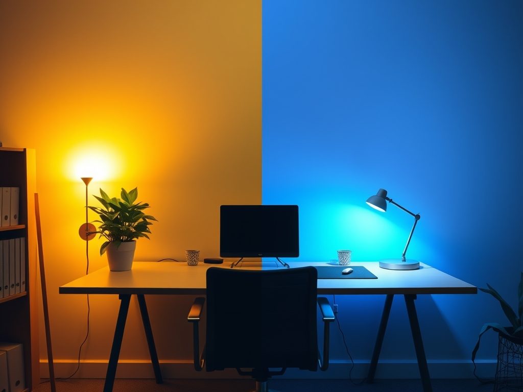 Barwa światła do pracy: jak wybrać temperaturę i natężenie dla komfortu i koncentracji