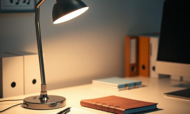 Oświetlenie biurka dla lewo- i praworęcznych – jak ustawić lampkę, by uniknąć cieni i odblasków