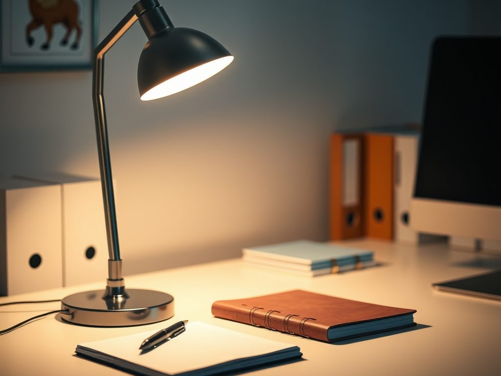 Oświetlenie biurka dla lewo- i praworęcznych – jak ustawić lampkę, by uniknąć cieni i odblasków