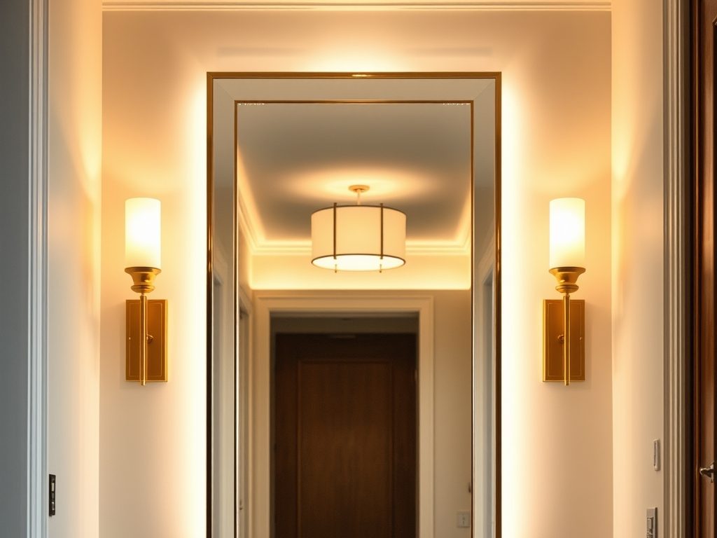 Oświetlenie przy lustrze w przedpokoju: jak połączyć funkcjonalność z estetyką i uniknąć typowych błędów montażu