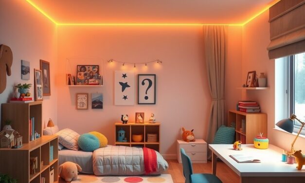 Barwa światła w pokoju dziecka: jak dobrać oświetlenie wspierające sen, naukę i zabawę