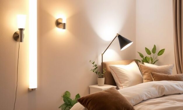 Oświetlenie sypialni bez lampy sufitowej: jak stworzyć funkcjonalną i nastrojową aranżację