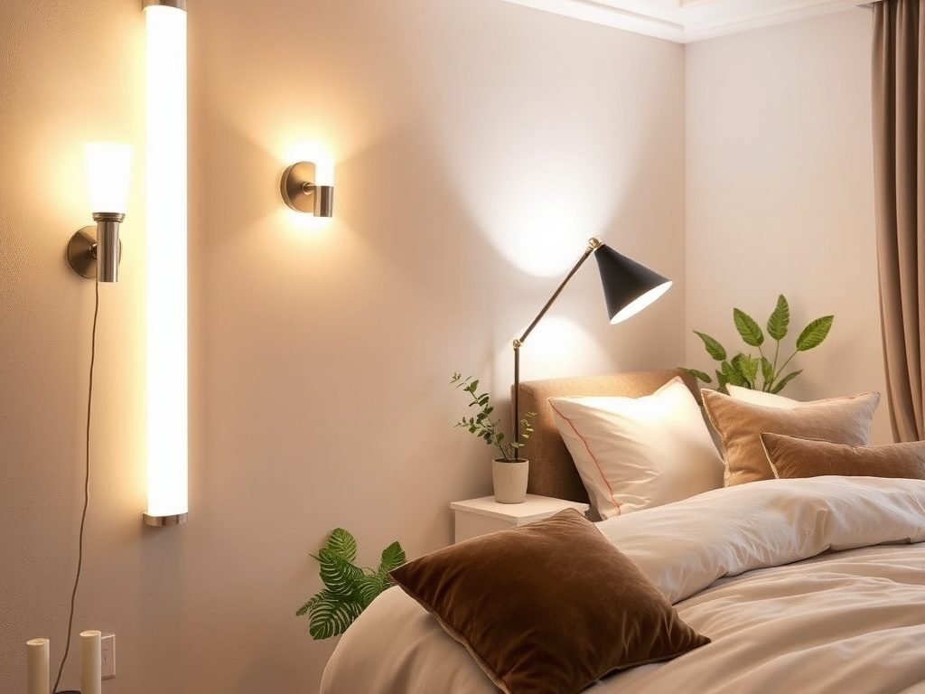 Oświetlenie sypialni bez lampy sufitowej: jak stworzyć funkcjonalną i nastrojową aranżację
