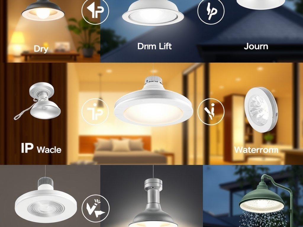 Jak rozumieć oznaczenia IP w oświetleniu domowym i dobierać je do warunków montażu