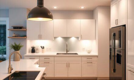 Oświetlenie do kuchni: jak połączyć funkcjonalność i styl, by uniknąć cieni i stworzyć przyjemną przestrzeń