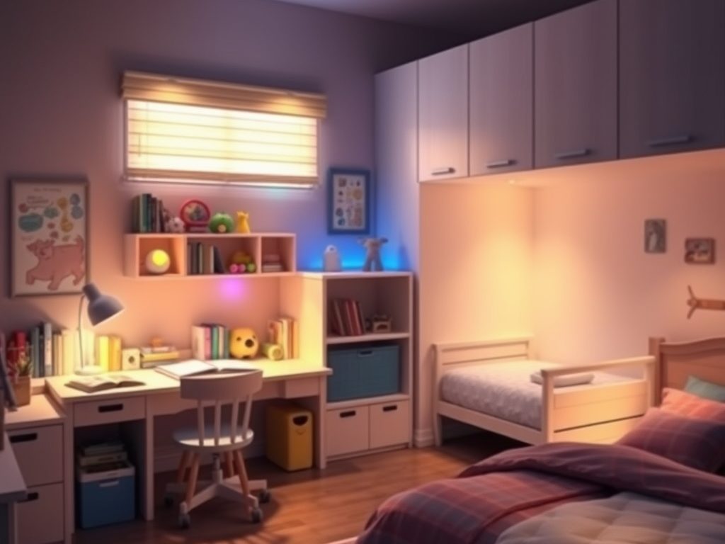 Oświetlenie do pokoju dziecka: jak zaplanować strefy światła dla nauki, zabawy i snu z myślą o bezpieczeństwie i komforcie